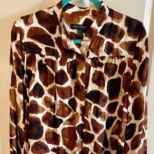 Banana Republic Giraffe Print Blouse
